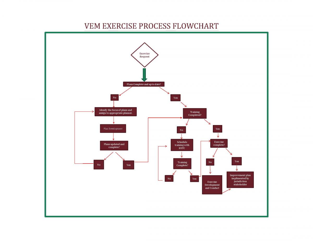 DEMHS Exercise Process Flow Chart