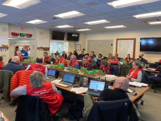 Vermont Emergency Operations Center during Frosty Freeze Exercise
